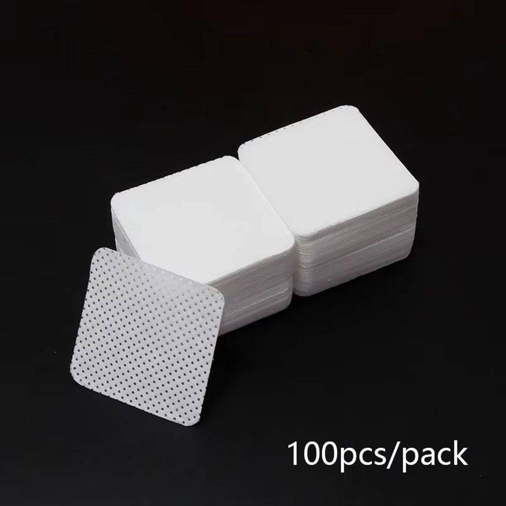 Lint Free Nail Wipes 100200300 Pieces Absorbent Soft Nail Polish Remover Pads 9