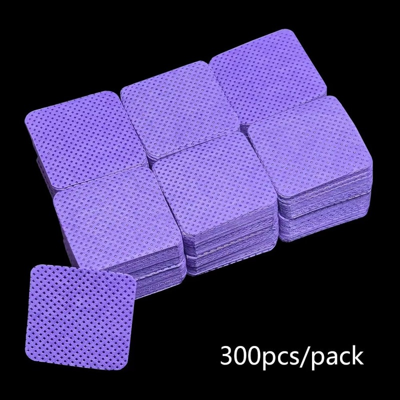 Lint Free Nail Wipes 100200300 Pieces Absorbent Soft Nail Polish Remover Pads 15