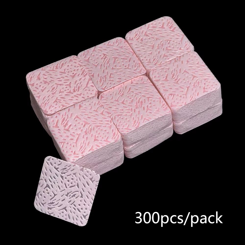 Lint Free Nail Wipes 100200300 Pieces Absorbent Soft Nail Polish Remover Pads 18