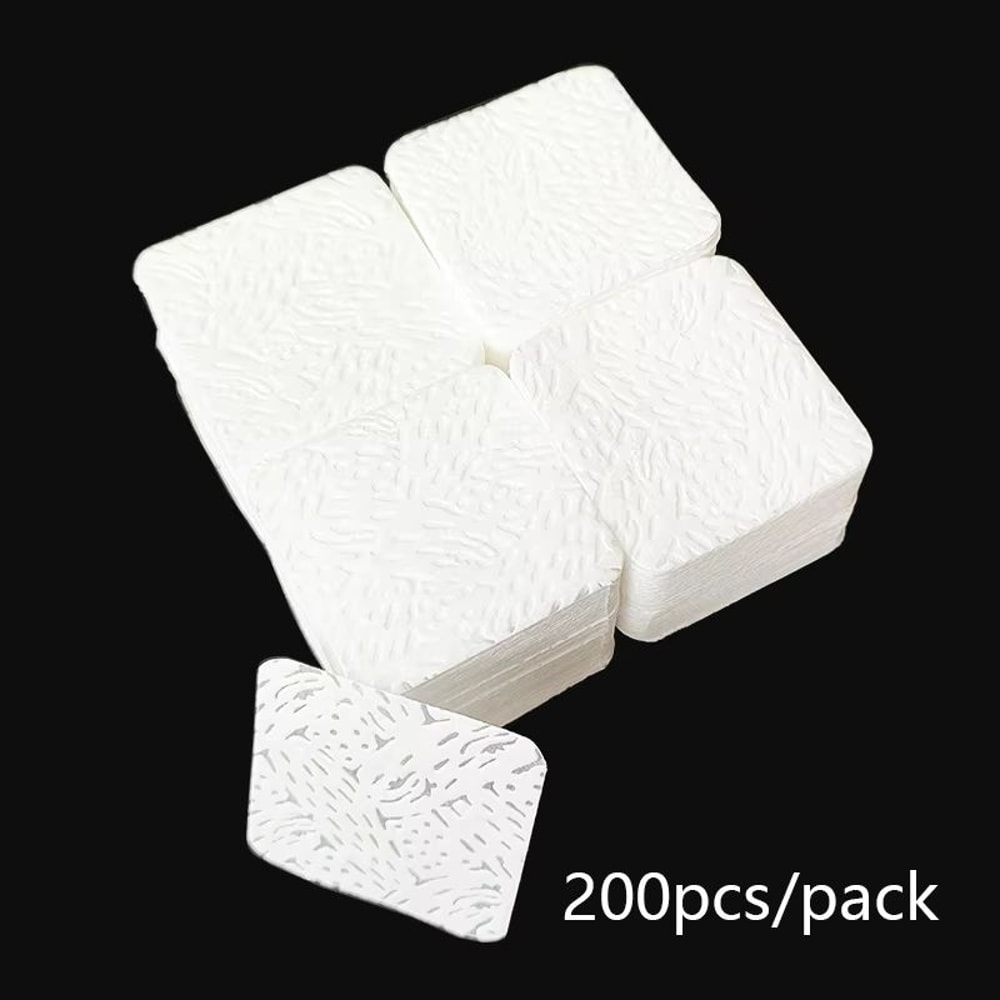 Lint Free Nail Wipes 100200300 Pieces Absorbent Soft Nail Polish Remover Pads 25