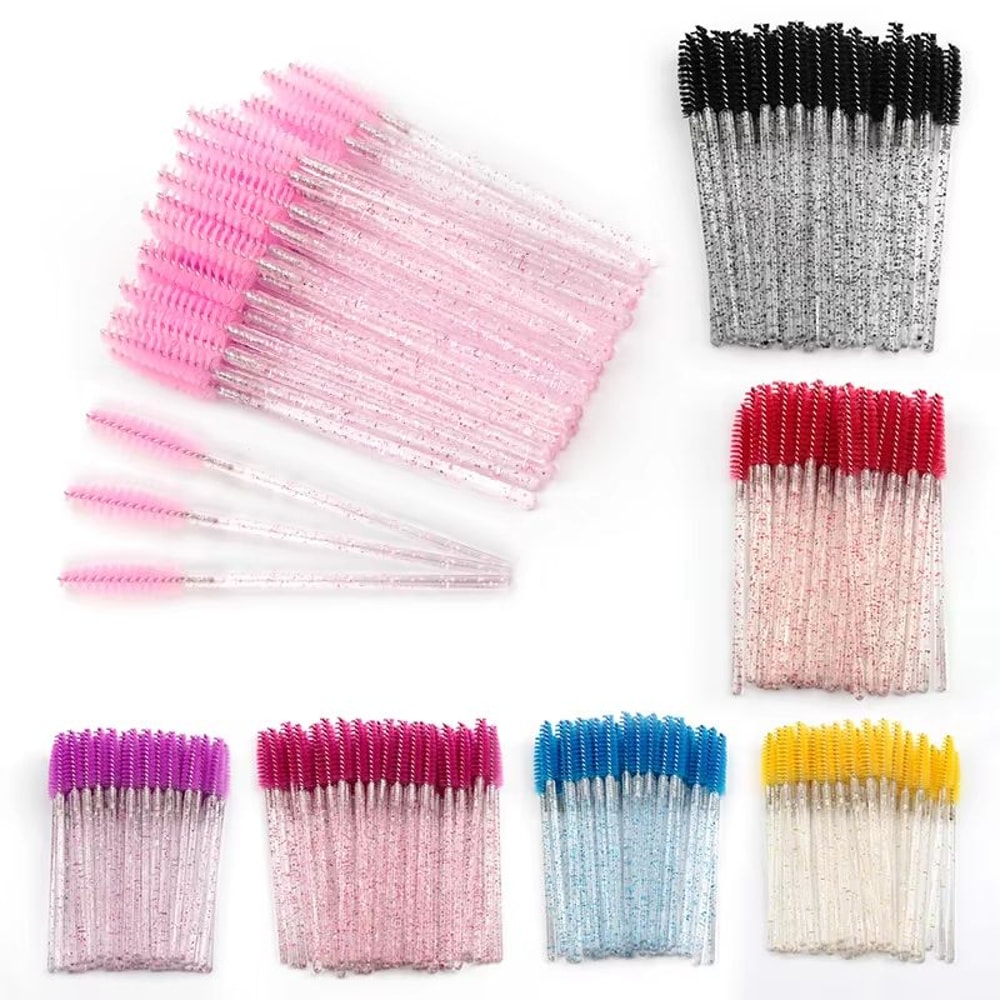 Eye Lash And Eyebrow Brushes 550 Pieces Mascara Wands And Applicator Spoolers For False Eyelashes 3