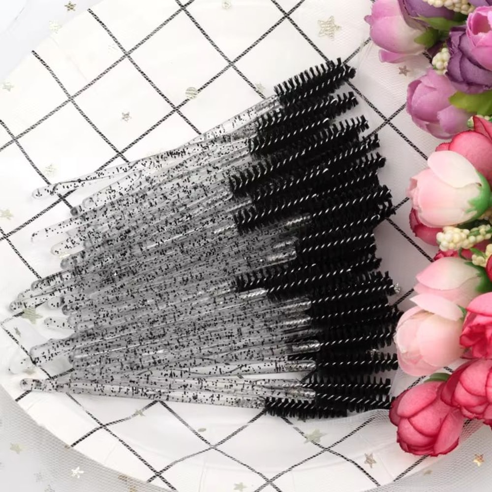 Eye Lash And Eyebrow Brushes 550 Pieces Mascara Wands And Applicator Spoolers For False Eyelashes 8