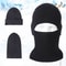2in1 Winter Knit Beanie And Balaclava Hat Windproof Full Face Ski Mask Cap 2