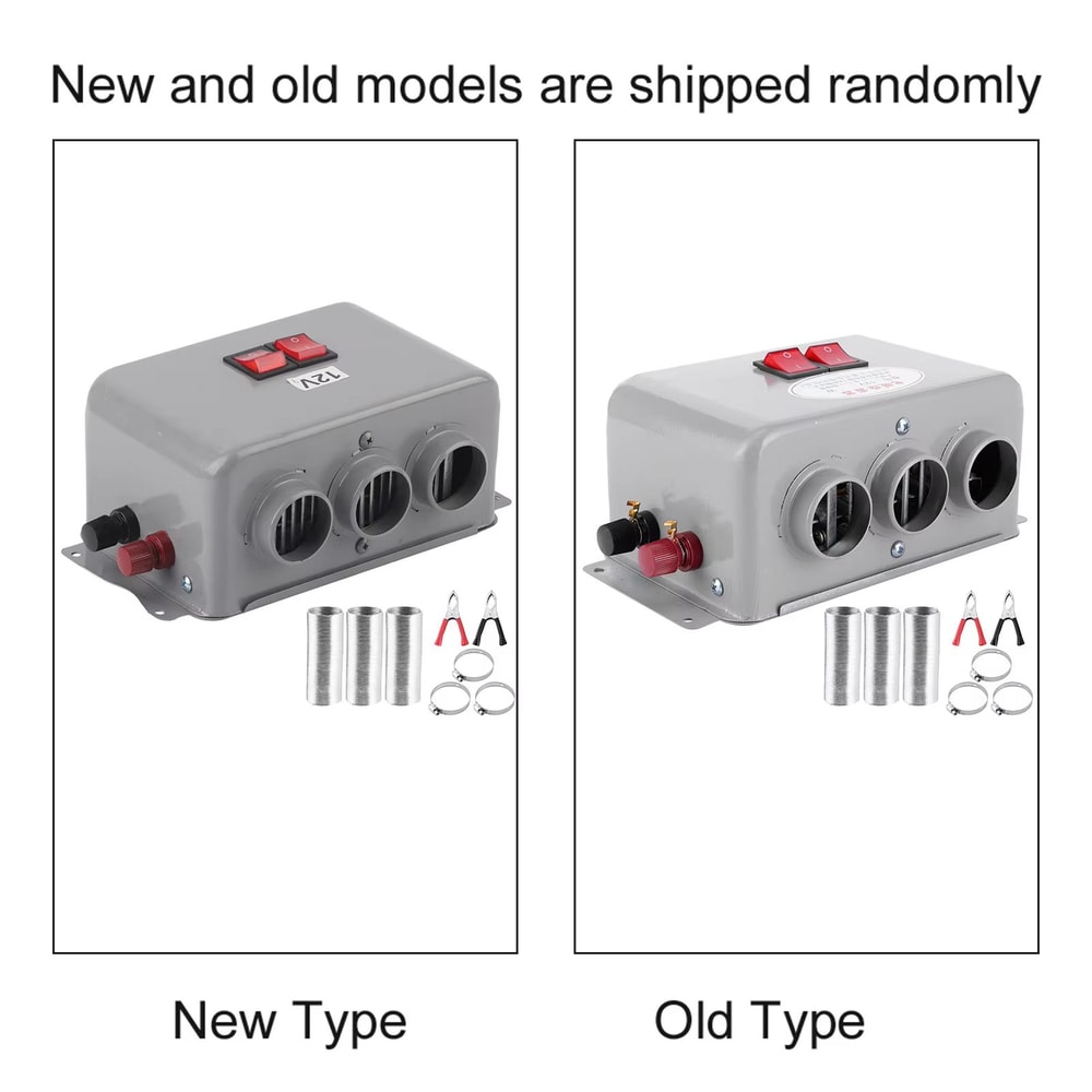 12V Compact Car Heater 600W To 800W Fast Heating Low Noise Frost Remover 5