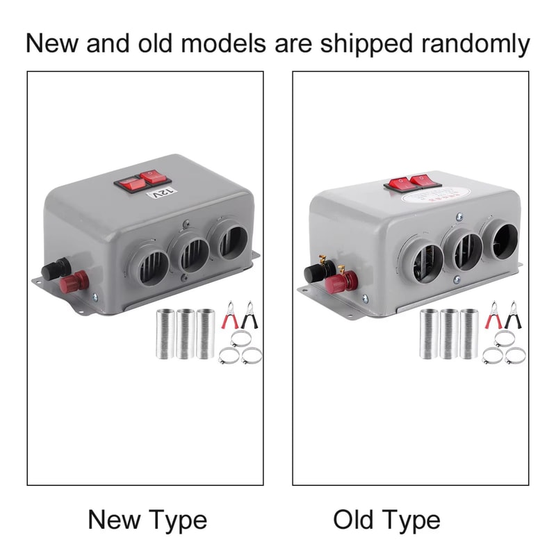 12V Compact Car Heater 600W To 800W Fast Heating Low Noise Frost Remover 5