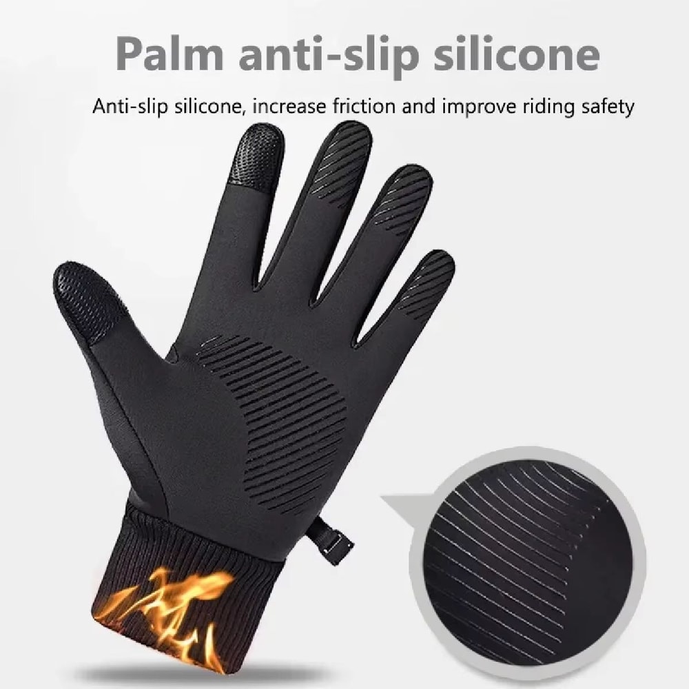 Winter Waterproof Windproof Sports Gloves For Men And Women Touch Screen Warm NonSlip Outdoor Glove 2