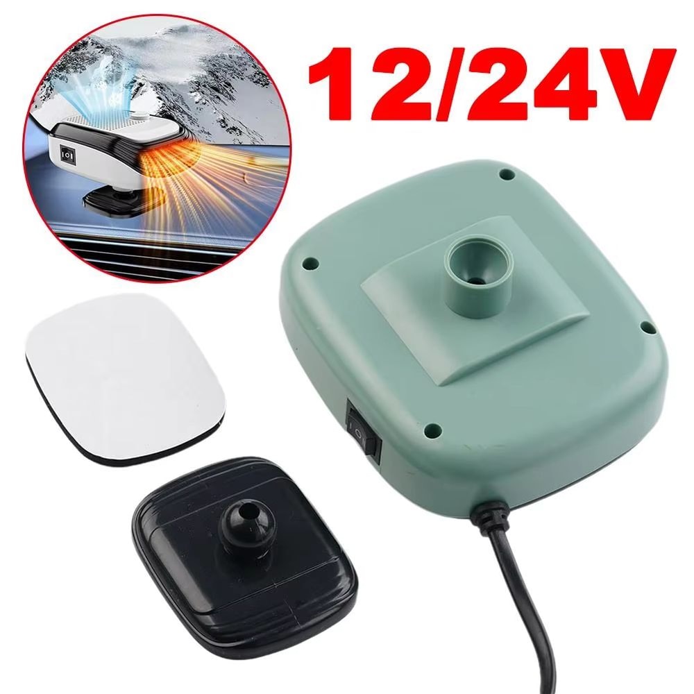 Car Winter Fast Heating 120W Electric Heated Fan For Auto Windshield Defogging And Heating 5