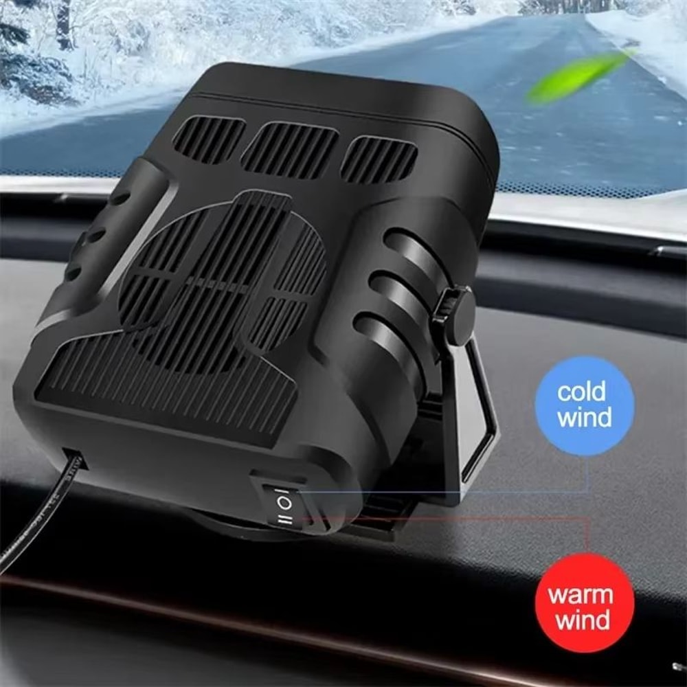 12V 24V 4in1 Car Heater Powerful Defroster Defogger With 360 Degree Rotation For Vehicle Interior 2