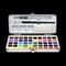 50 color watercolor paint set with brush