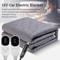 12V Electric Heated Car Blanket Plush Heated Mattress With Thermostat For RV SUV Travel 0