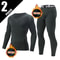 Mens 2Piece Warm Corset Ski Jacket And Trousers Thermal Active Suit 9