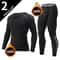 Mens 2Piece Warm Corset Ski Jacket And Trousers Thermal Active Suit 8
