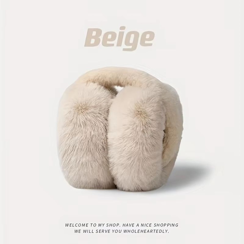 Solid Plush Winter Ear Warmers Earmuffs For Men And Women Outdoor Protection 5