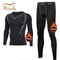 Mens 2Piece Winter Warm Fleece Thermal Underwear Set With Long Johns And Compression Tights 10