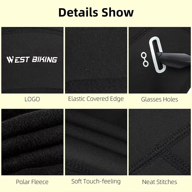 Windproof Winter Fleece Cycling Skull Cap Helmet Liner For Men 4