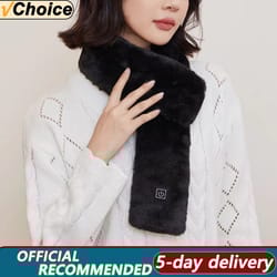 3-gear heated outdoor scarf usb electric warm thermal shawl for men and women