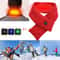 USB Heated Scarf With 3Gear Temperature Control Fleece Wrap Electric Neck Warmer 1