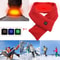 USB Heated Scarf With 3Gear Temperature Control Fleece Wrap Electric Neck Warmer 1