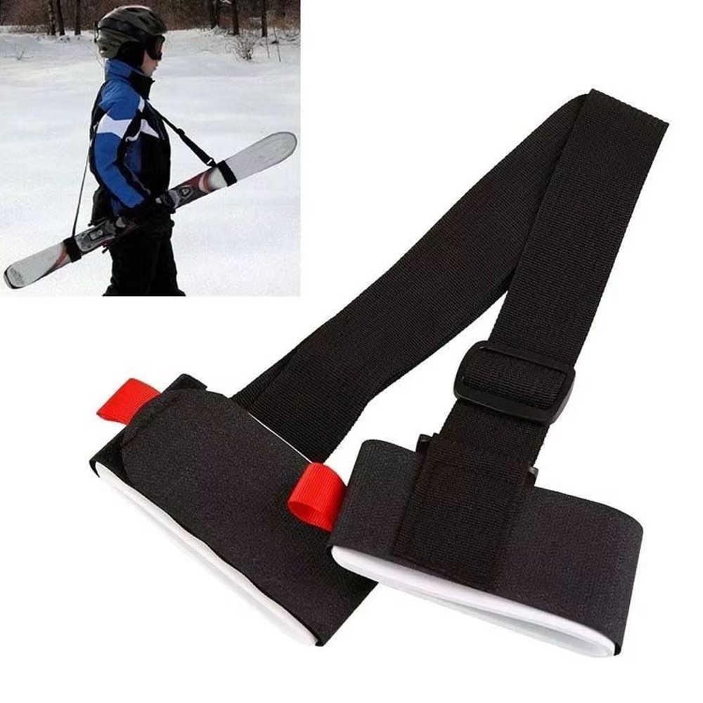 Outdoor Ski And Snowboard Shoulder Carry Straps With Fixed HandHeld Double Board Support 1