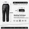 MAPLEAF Ultralight Warm Down Pants 800FP Windproof Waterproof Ski Snow Trousers 4
