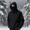 Unisex Winter Knit Balaclava Hood Windproof Mask With Drawstring 1
