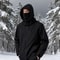 Unisex Winter Knit Balaclava Hood Windproof Mask With Drawstring 1
