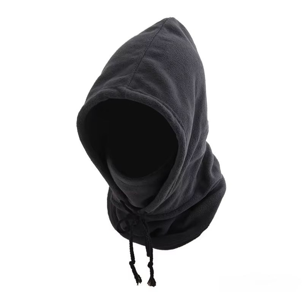 Unisex Winter Knit Balaclava Hood Windproof Mask With Drawstring 6