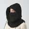 Unisex Winter Knit Balaclava Hood Windproof Mask With Drawstring 7