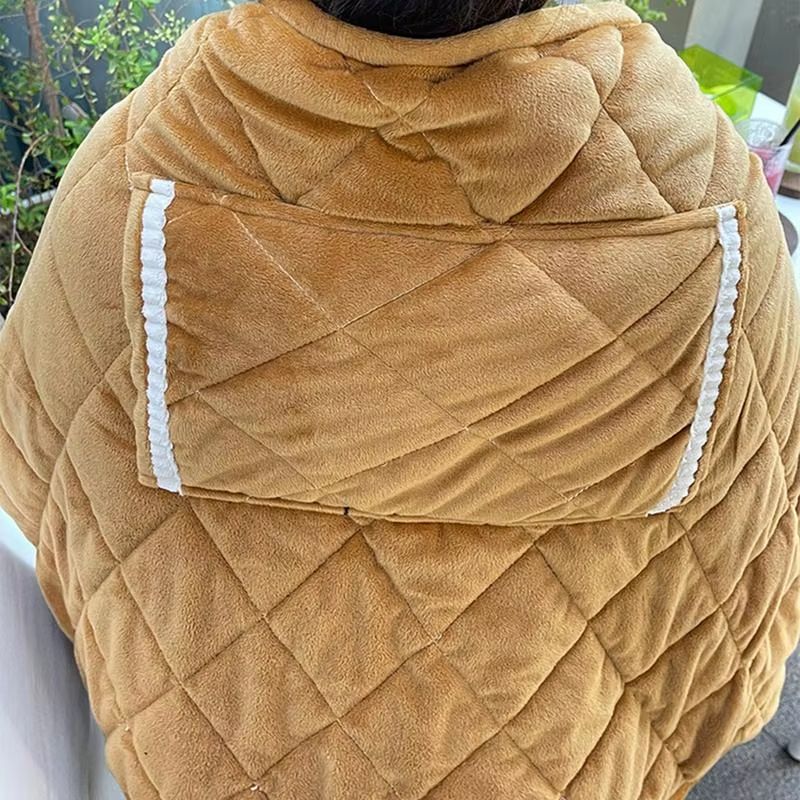 USB Cordless Heated Blanket Soft Electric Heating Shawl Blanket For Winter Comfort 1