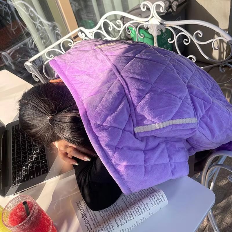 USB Cordless Heated Blanket Soft Electric Heating Shawl Blanket For Winter Comfort 2