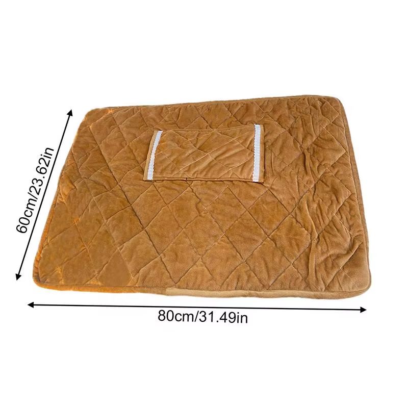 USB Cordless Heated Blanket Soft Electric Heating Shawl Blanket For Winter Comfort 5