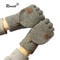 Knitted Fingerless Winter Gloves Thicken Warm TouchScreen HalfFinger Gloves For Men Women 0