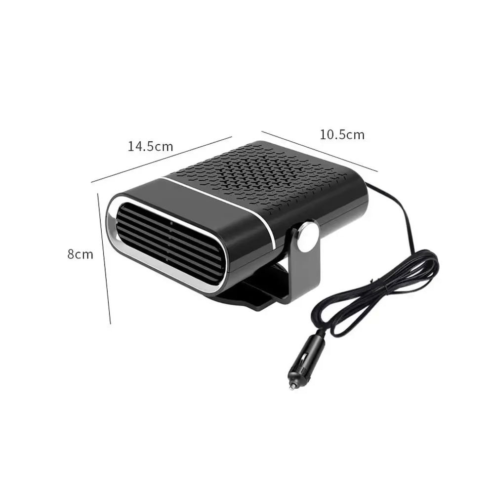 12V 120W Portable Car Heater Fast Heating And Cooling Fan With 360 Rotation Defogger Defroster 7