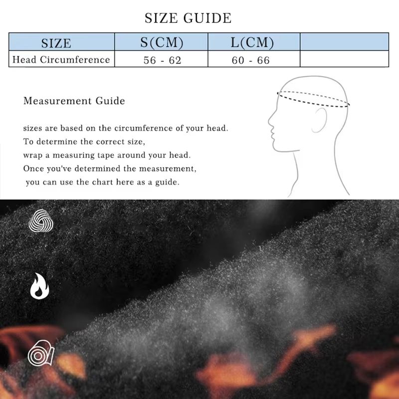 ROCKBROS Full Face Mask Warm Winter Balaclava Helmet Liner For Outdoor Sports 4