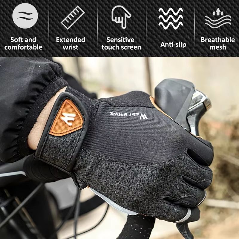 WEST BIKING Full Finger Cycling And Outdoor Sports Gloves For Men And Women 1