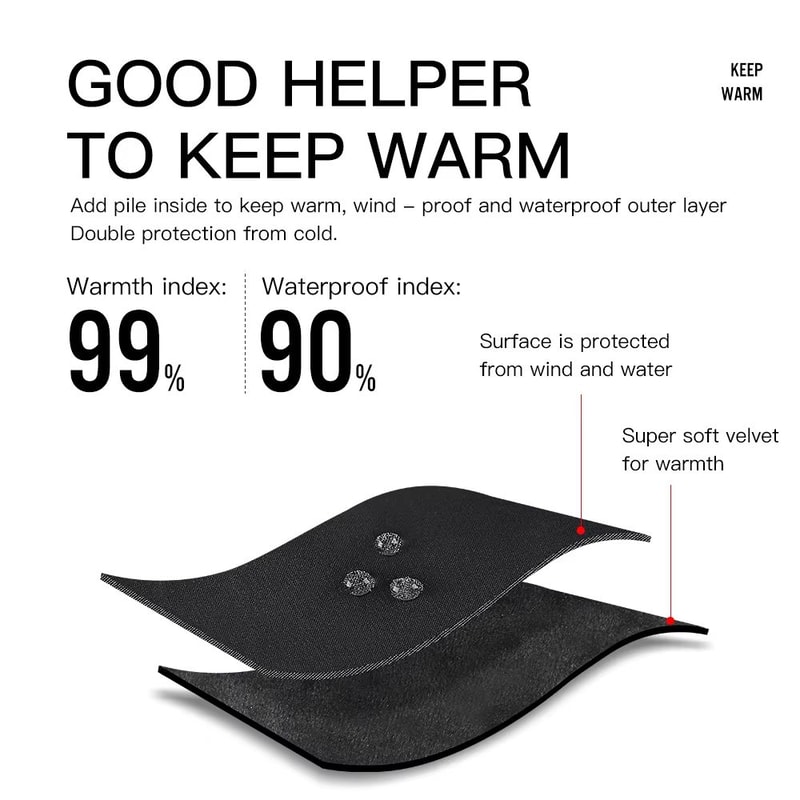 Winter Waterproof TouchScreen Cycling And Sports Gloves For Men And Women 2