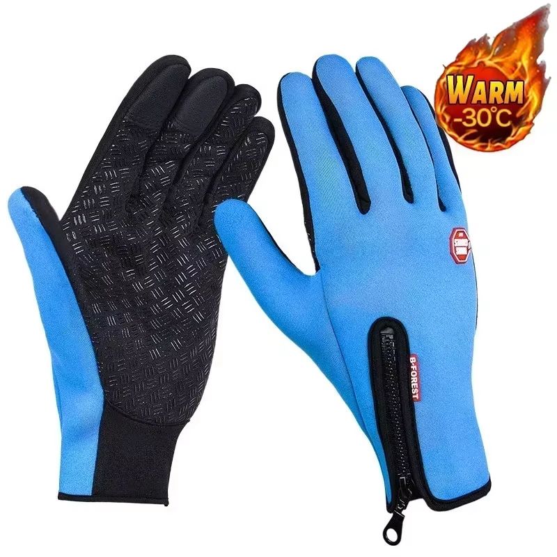 Waterproof Windproof Winter Gloves With TouchScreen Zipper For Men And Women 9