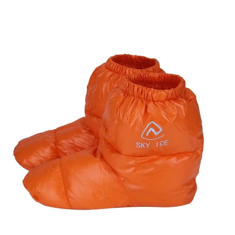 Winter Thermal 90 White Duck Down Waterproof Sleeping Boot Slipper Booties For Warm Feet 9