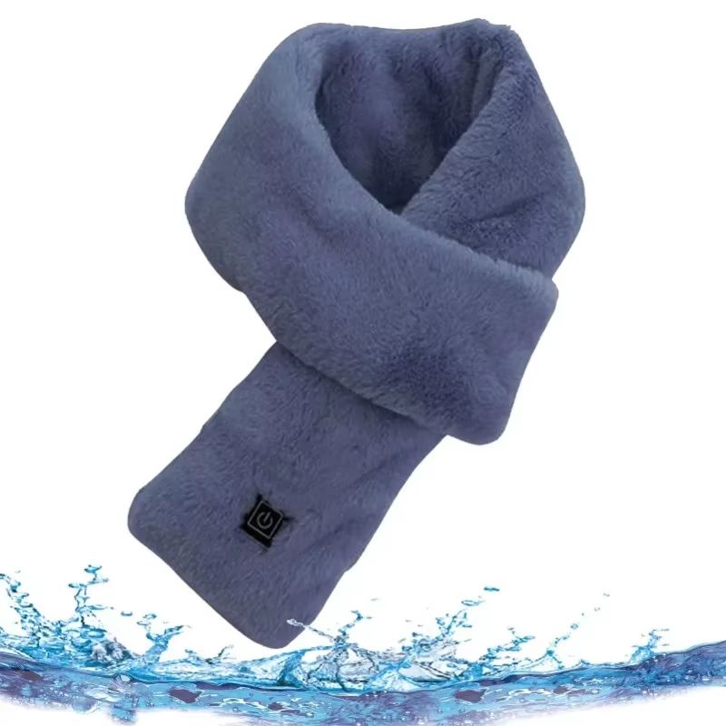 USB Heated Winter Scarf With 3Gear Adjustable Temperature Control Neck Warmer For Men And Women 5