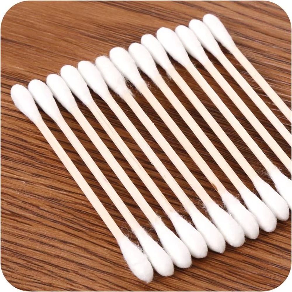 DoubleHead Cotton Swab Cotton Buds With Wooden Sticks For Personal Care 10050010002000 Pieces 1