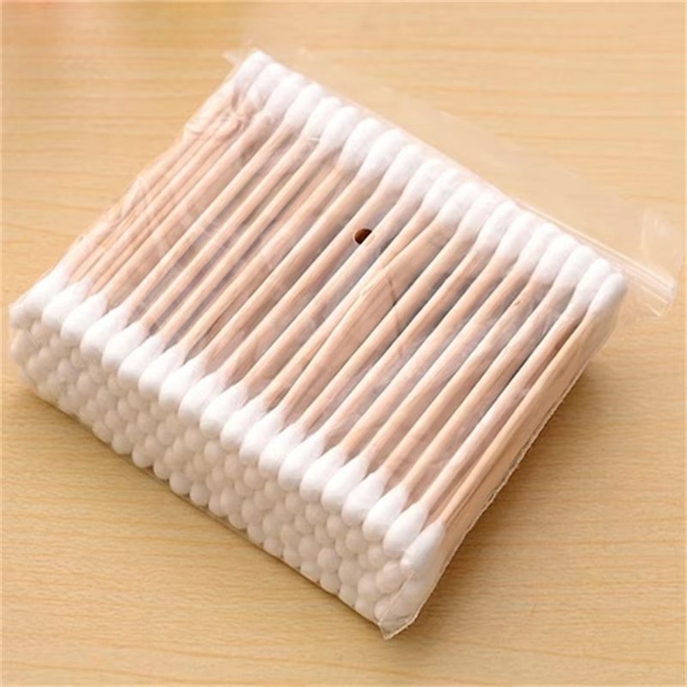 DoubleHead Cotton Swab Cotton Buds With Wooden Sticks For Personal Care 10050010002000 Pieces 7