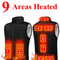 Electric Heated Vest With 9 Warmth Zones USB Powered Body Warmer For Men And Women 0