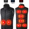 Electric Heated Vest With 9 Warmth Zones USB Powered Body Warmer For Men And Women 1
