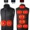 Electric Heated Vest With 9 Warmth Zones USB Powered Body Warmer For Men And Women 6