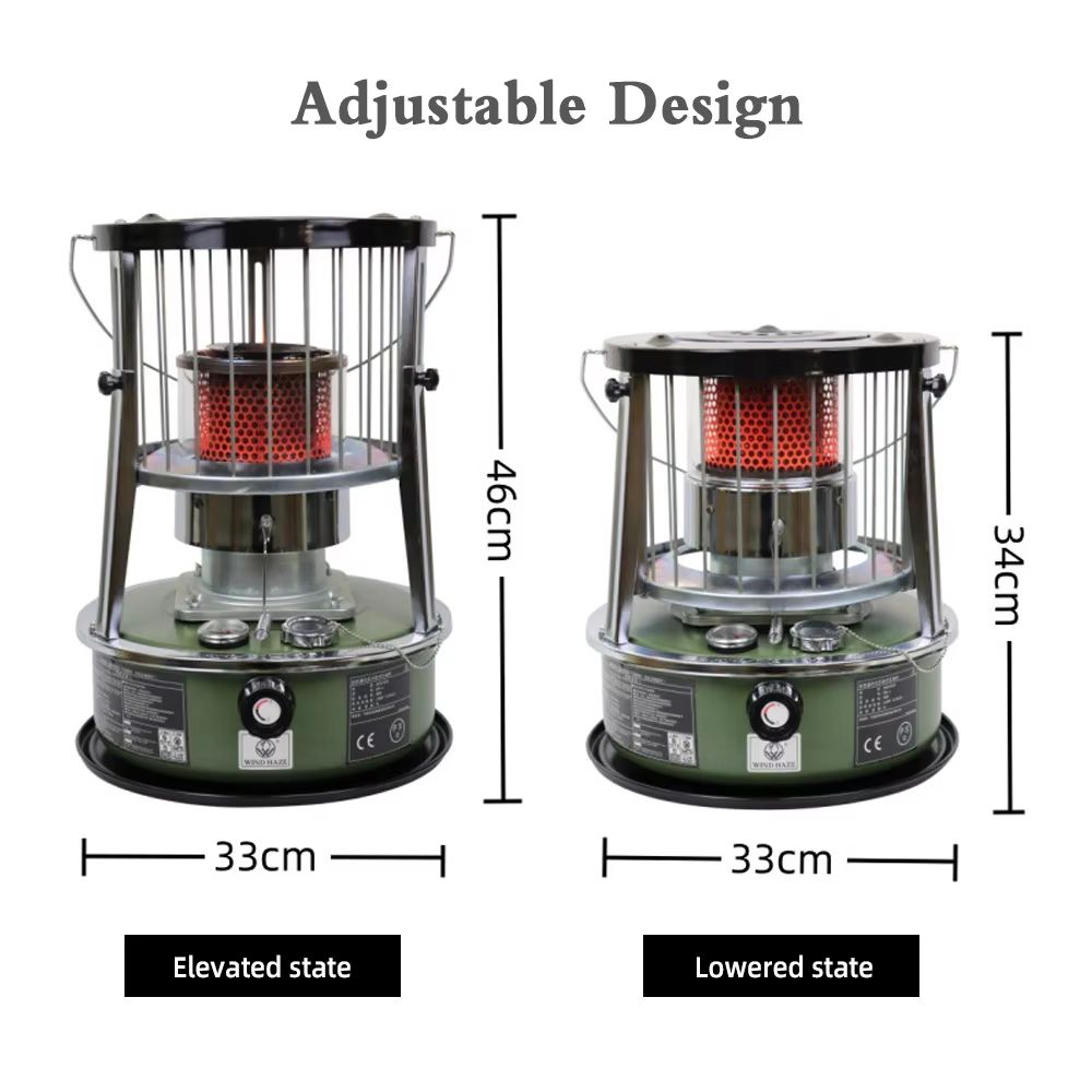 Liftable Kerosene Heating Stove For Home Camping Barbecue And Ice Fishing 2