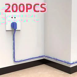 clear plastic cable clips transparent wire organizers with adhesive backing (200/10 pieces)