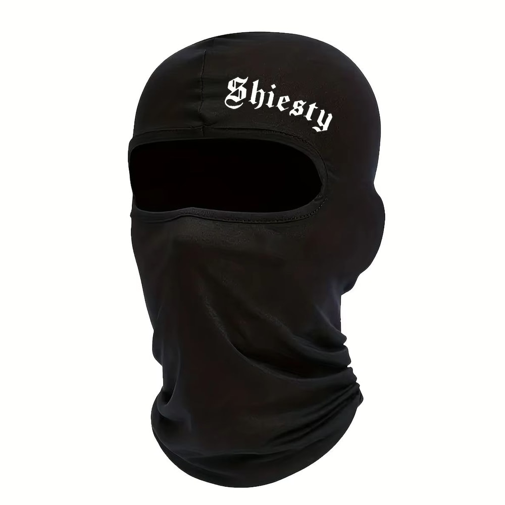 Smiling Face Print Unisex Balaclava Neck Cover Mask 9