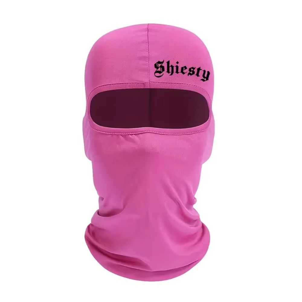 Smiling Face Print Unisex Balaclava Neck Cover Mask 10