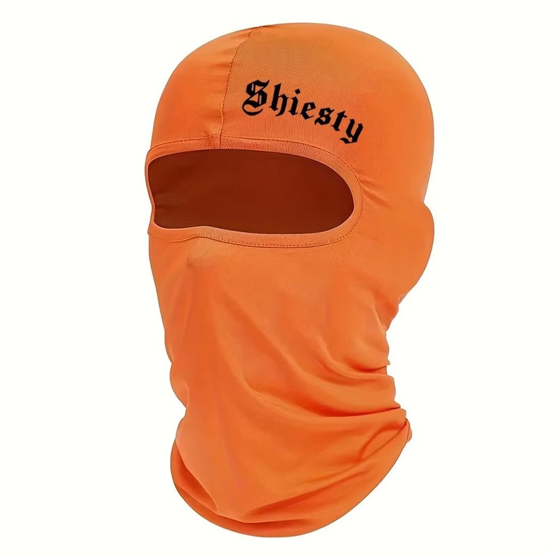 Smiling Face Print Unisex Balaclava Neck Cover Mask 13