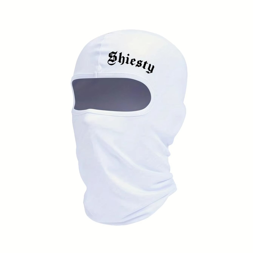 Smiling Face Print Unisex Balaclava Neck Cover Mask 17